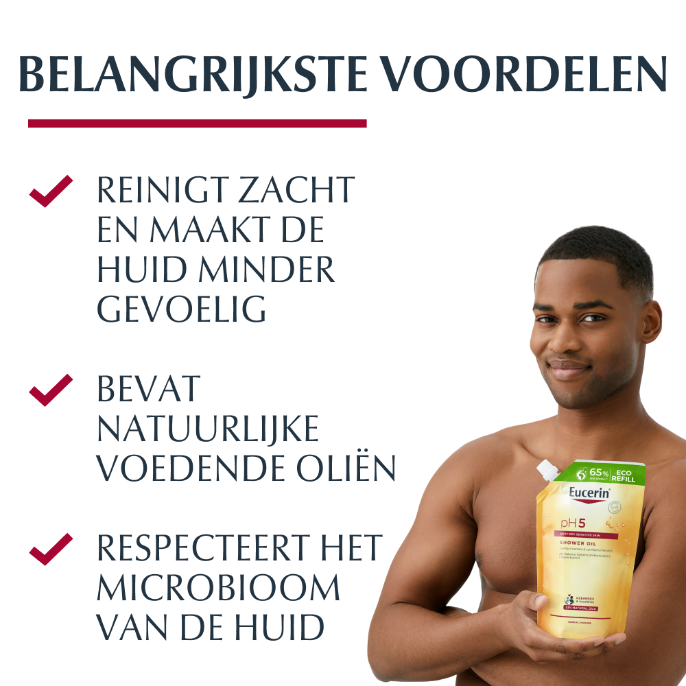 Eucerin pH5 Doucheolie Navulverpakking 400ml